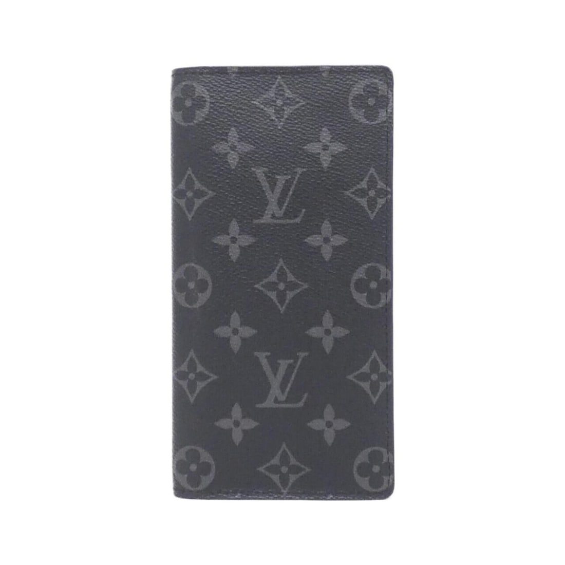 Louis Vuitton Monogram Eclipse Portefeuille Brazza M61697 Wallet: --- Catalog ---Category: SizeSize (HxWxD): 19cm x 10cm x 2cm / 7.48'' x 3.93'' x 0.78''Category: DesignType: Long wallet (bi-fold)Color: BlackGender: MenMaterial: Coated canvas Category: GeneralLine: