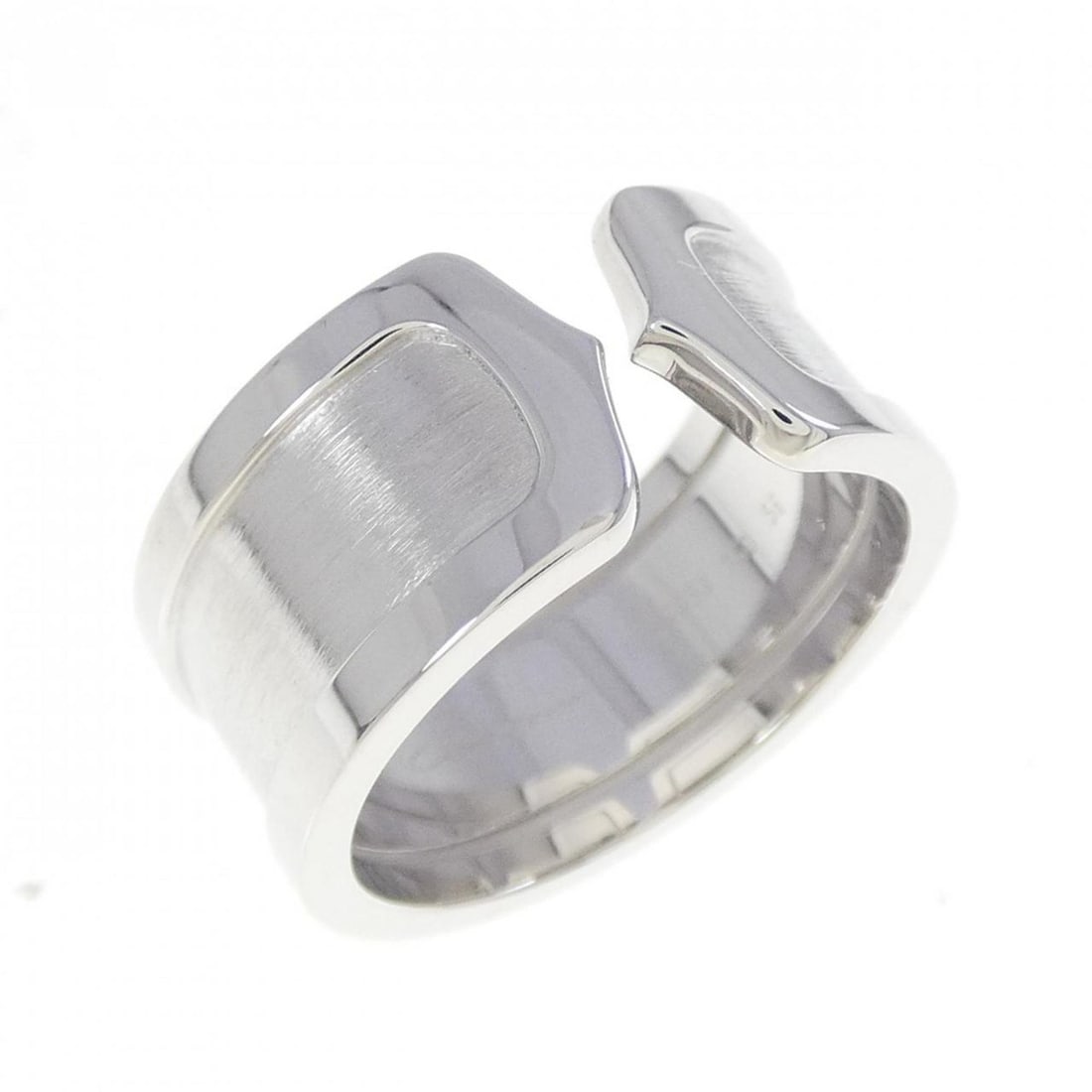 Cartier C2 Large Ring: --- Catalog ---Category: SizeUS Size: 8Brand Size: 56Category: DesignType: Band ringGender: Women,MenMaterial: White goldCategory: GeneralBrand: Cartier--- Item List ---Section: ConditionRanking: Rank