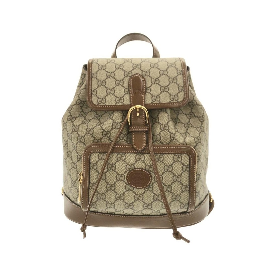 Gucci 674147 92THG Backpack: --- Catalog ---Category: SizeWeight: 910g / 2lb.Size (HxWxD): 28cm x 26cm x 12cm / 11.02'' x 10.23'' x 4.72''Strap Length: 79.5cm / 31.29''Category: DesignType: BackpackColor: Beige, BrownGender: