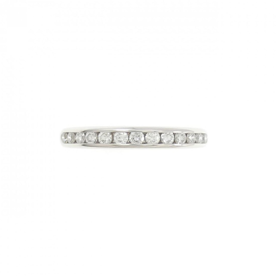 Tiffany Half Circle Channel Setting Ring - 2