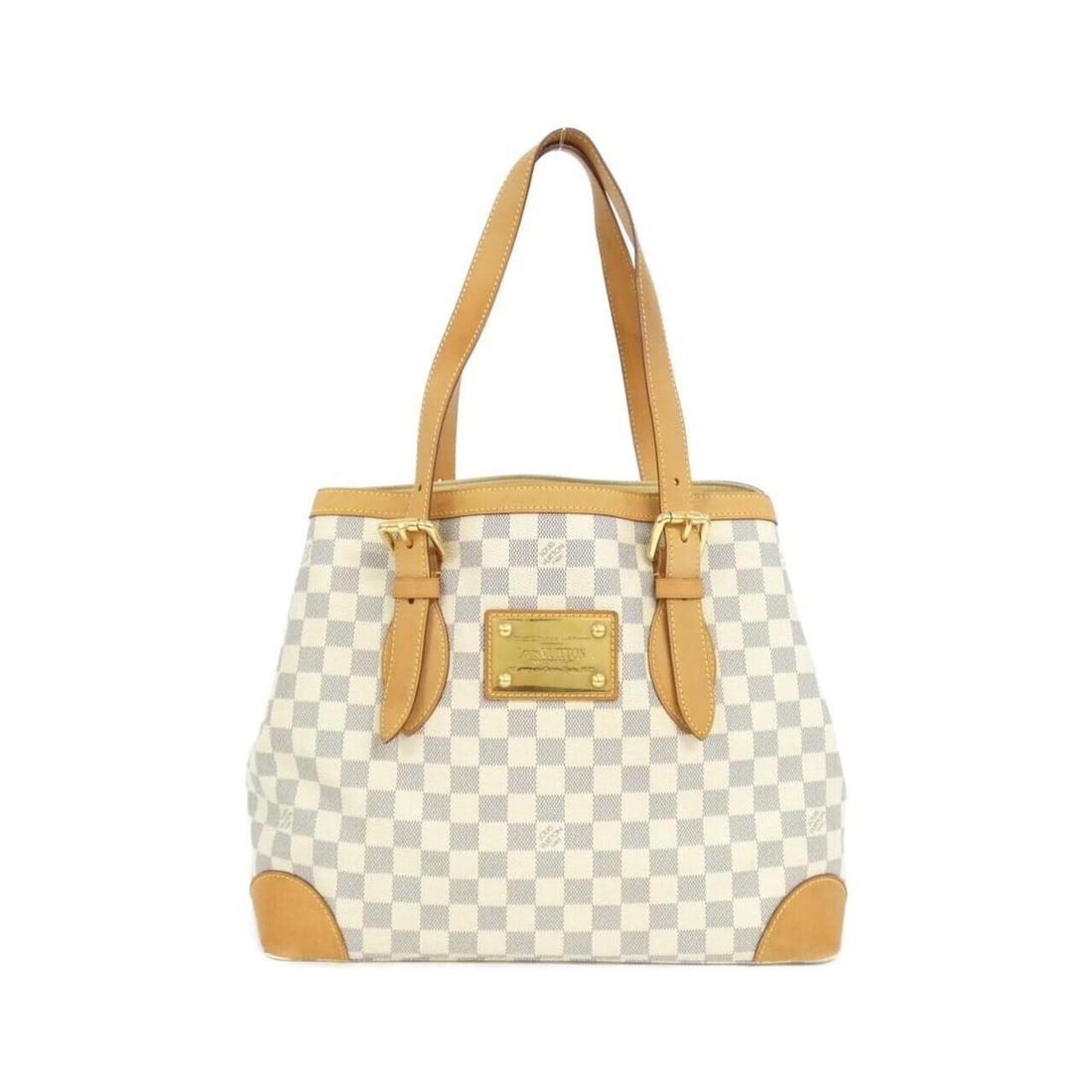 Louis Vuitton Damier Azur Hampstead MM N51206 Handbag: --- Catalog ---Category: SizeSize (HxWxD): 29cm x 35cm x 17cm / 11.41'' x 13.77'' x 6.69''Category: DesignType: HandbagColor: AzurGender: WomenMaterial: Coated canvas Category: GeneralBrand: Louis
