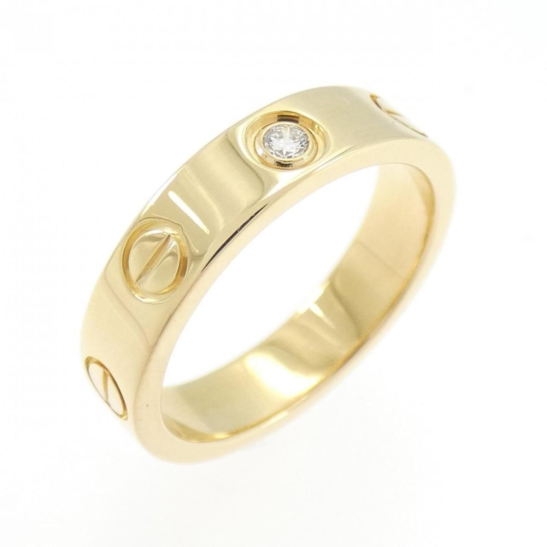 Cartier Mini Love 1P Ring: --- Catalog ---Category: SizeJP Size: 5.5US Size: 3Category: DesignColor: Yellow goldGender: WomenMaterial: Yellow gold (18K)Category: GeneralMPN: B4056100Brand: Cartier--- Item List ---Section: