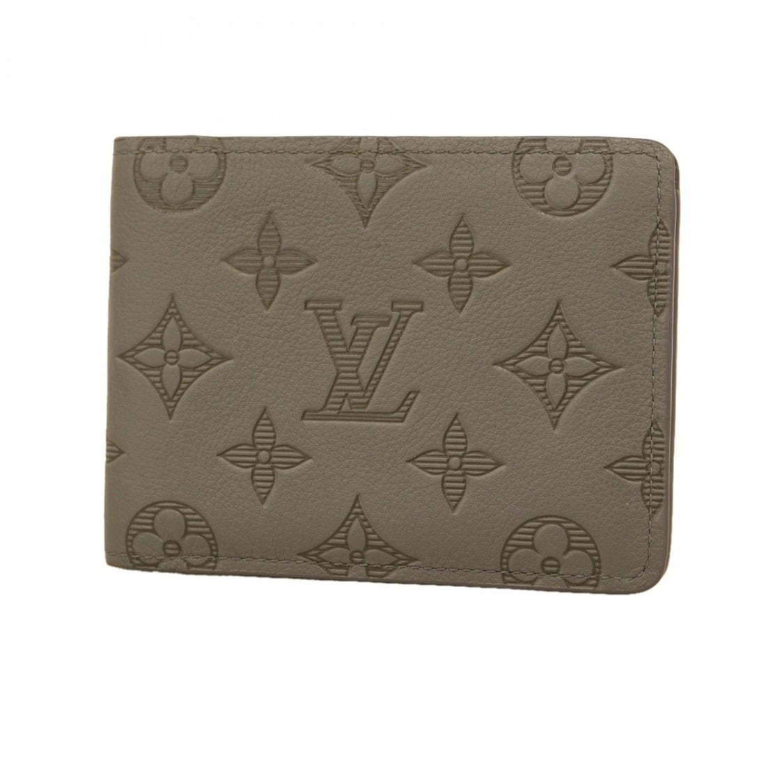 Louis Vuitton Monogram Shadow Portefeuille Multiple Wallet, M81383, Anthracite Grey, Men's: --- Catalog ---Category: SizeSize (HxWxD): 9cm x 12cm x 1.5cm / 3.54'' x 4.72'' x 0.59''Category: DesignType: Bill wallet (bi-fold)Color: Anthracite, GrayGender: MenCategory: GeneralMPN: M81383Brand: