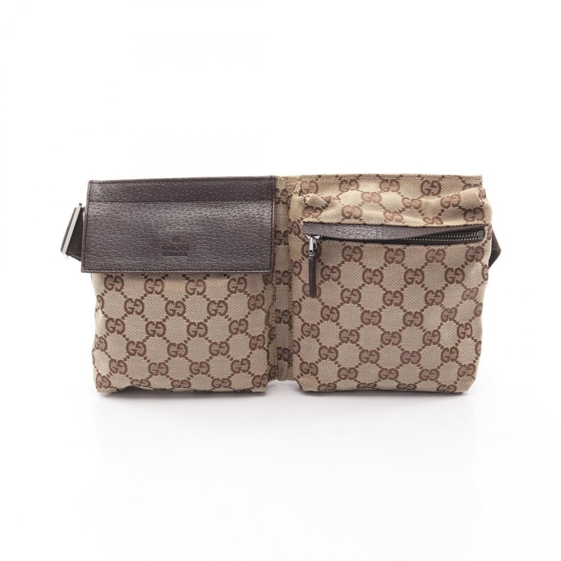 Gucci GG Canvas Waist Bag, Body Handbag, Leather, Men's & Women's, Beige Brown, 28566: --- Catalog ---Category: SizeSize (HxWxD): 16cm x 29cm x 2.5cm / 6.29'' x 11.41'' x 0.98''Category: DesignType: Fanny pack, HandbagColor: Beige, BrownGender: Men,WomenMaterial: Canvas , Leather Catego