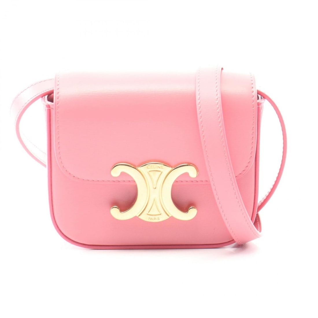 Celine Mini Claude Shoulder Bag Handbag Leather Women's Pink 10I513DPV: --- Catalog ---Category: SizeSize (HxWxD): 9.5cm x 11cm x 4cm / 3.74'' x 4.33'' x 1.57''Category: DesignType: Handbag, Shoulder bagColor: PinkGender: WomenMaterial: Leather Category: GeneralMPN: 10I51