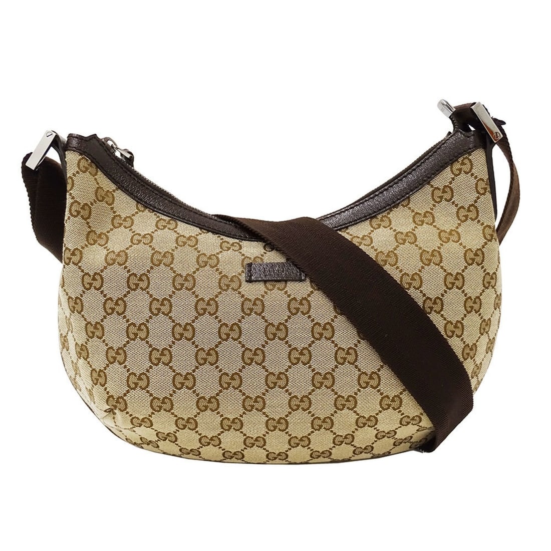 Gucci GUCCI Women's Handbag, Brand Shoulder Bag, GG Canvas, Beige, 181092 (1 of 13)