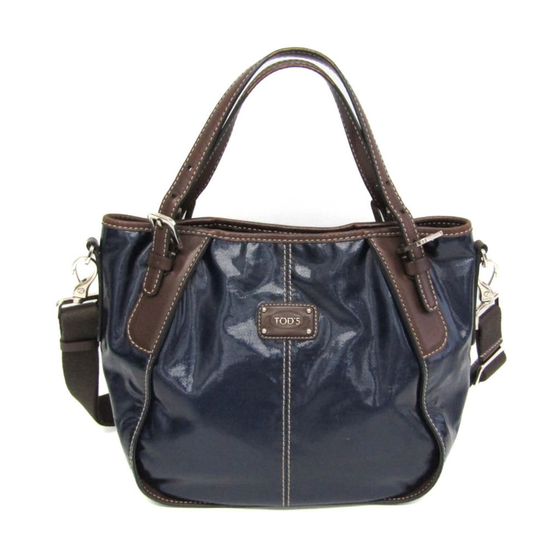 Tod's G Line Women's Leather,PVC Handbag,Shoulder Bag Dark Brown,Navy: --- Catalog ---Category: SizeSize (HxWxD): 22cm x 22cm x 12cm / 8.66'' x 8.66'' x 4.72''Strap Length: 69cm - 116cm / 27.16'' - 45.66''Handle Length: 25cm - 35cm / 9.84'' - 13.77''Category: DesignType: