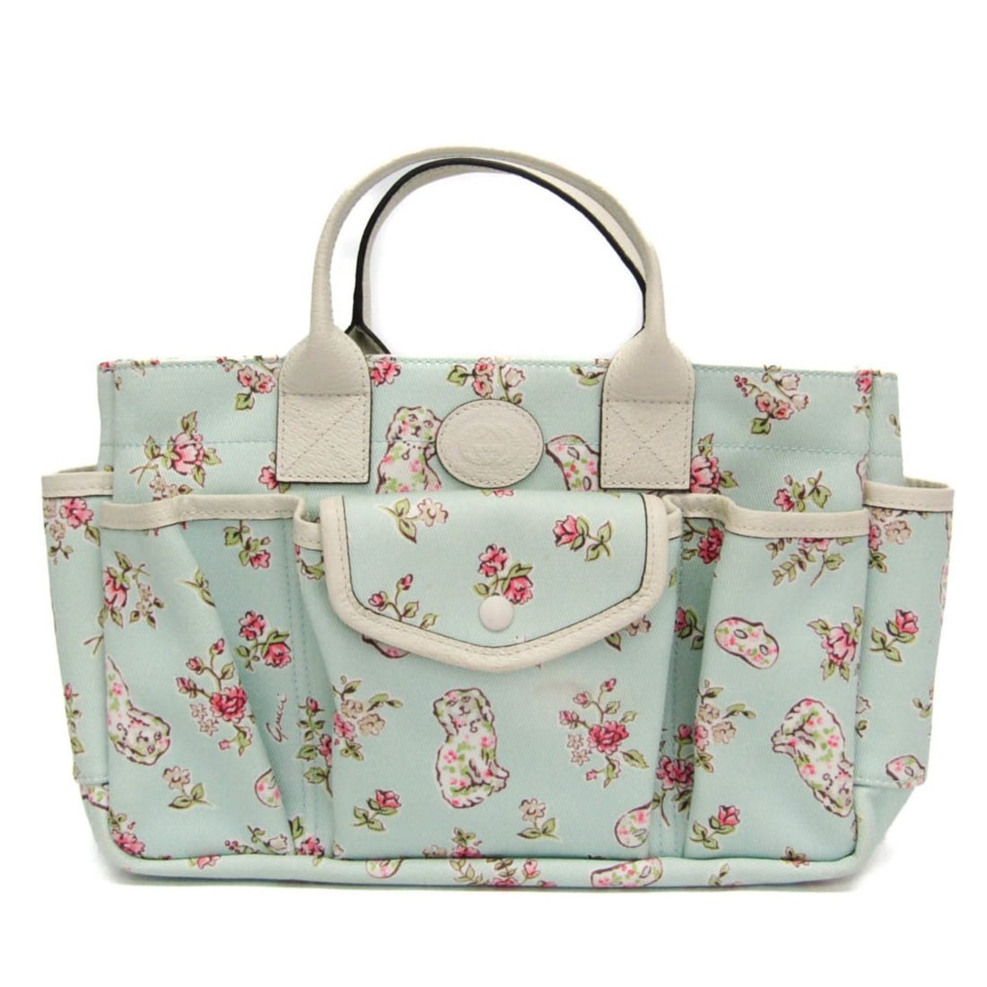 Gucci Interlocking G Children 628159 Girls' Canvas,Leather Handbag Mint Blue,Pink,White: --- Catalog ---Category: SizeHandle Drop: 7.50cm / 2.95''Size (HxWxD): 20cm x 29cm x 8cm / 7.87'' x 11.41'' x 3.14''Handle Length: 26cm / 10.23''Category: DesignType: HandbagColor: Mint blue, Pink, Wh
