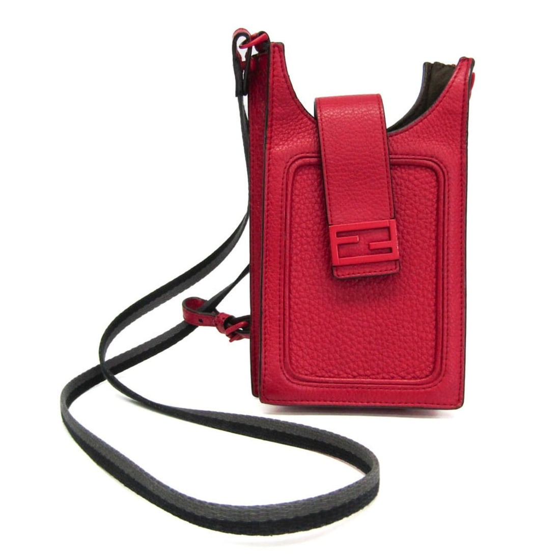 Fendi Smartphone Shoulder Bag 7AR944 Women's Leather Shoulder Bag Red Color: --- Catalog ---Category: SizeSize (HxWxD): 18cm x 10cm x 4.5cm / 7.08'' x 3.93'' x 1.77''Strap Length: 110cm / 43.3''Category: DesignType: Shoulder bagColor: Red colorGender: WomenClosure: Magnetic sn