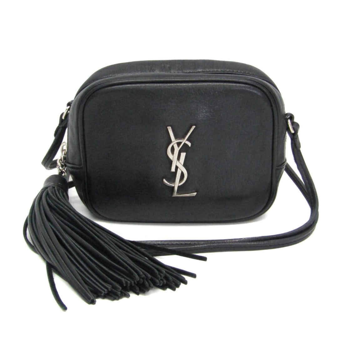 Yves Saint Laurent Blogger 425317 Women's Leather Shoulder Bag Black: --- Catalog ---Category: SizeSize (HxWxD): 10.5cm x 16cm x 5cm / 4.13'' x 6.29'' x 1.96''Strap Length: 133cm / 52.36''Category: DesignType: Shoulder bagColor: BlackGender: WomenClosure: ZipperMaterial