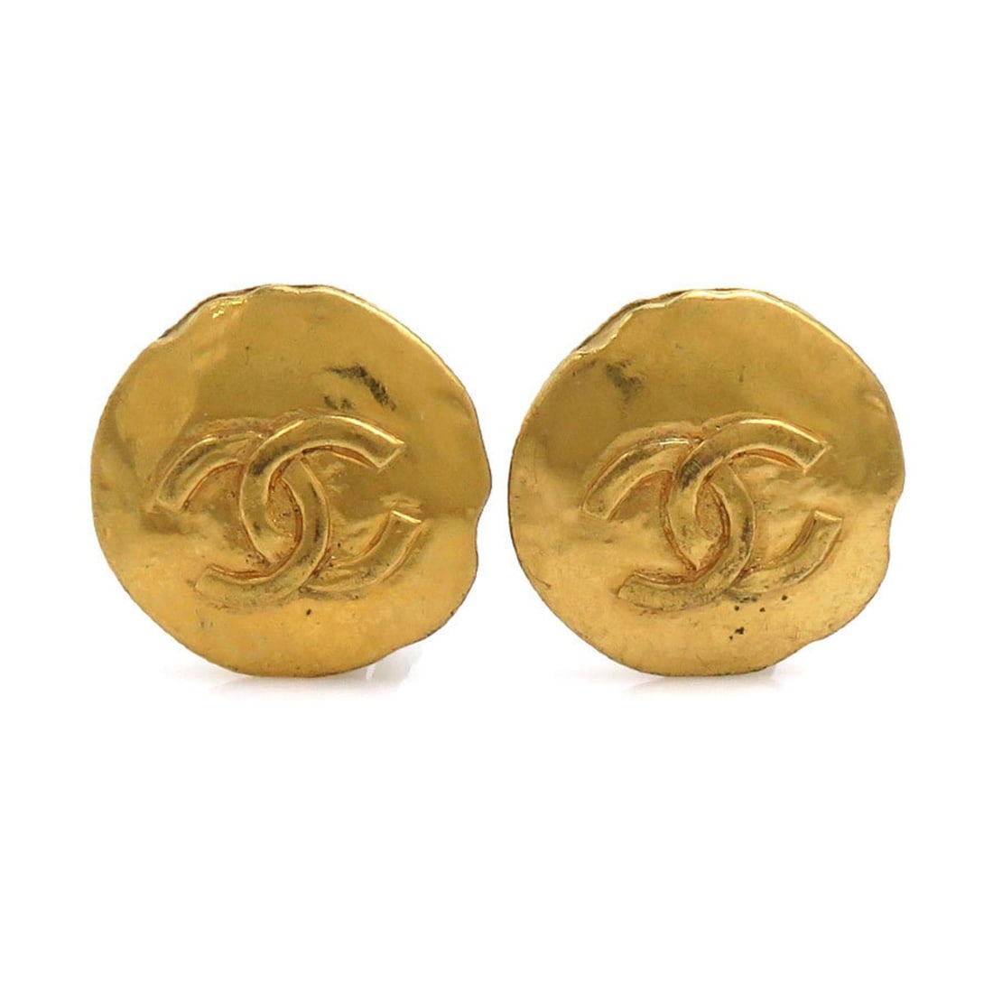 Chanel earrings, Coco Mark design, metal, gold, women's, free shipping, e61629a: --- Catalog ---Category: SizeSize (HxWxD): 25.00mm x 25.00mm / 0.98'' x 0.98''Category: DesignType: Clip earringsColor: GoldGender: WomenMaterial: MetalCategory: GeneralBrand: ChanelCountry of Origin:
