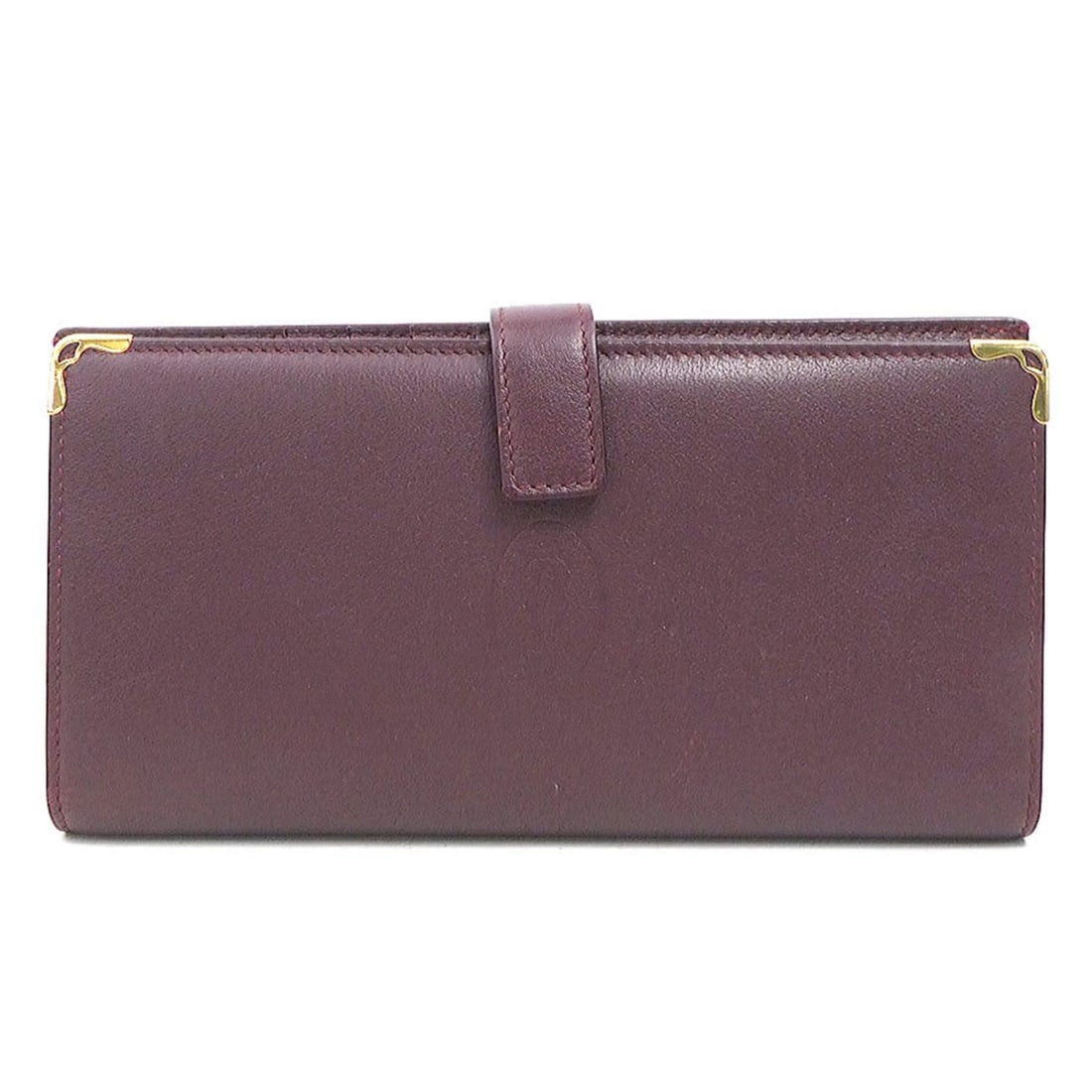 Cartier CARTIER Bi-fold Long Wallet Must Line Leather Bordeaux Men's Women's Free Shipping 56637a: --- Catalog ---Category: SizeSize (HxWxD): 9cm x 18cm x 1cm / 3.54'' x 7.08'' x 0.39''Category: DesignType: Long wallet (bi-fold)Color: BordeauxGender: Men,WomenMaterial: Leather Category: GeneralBran
