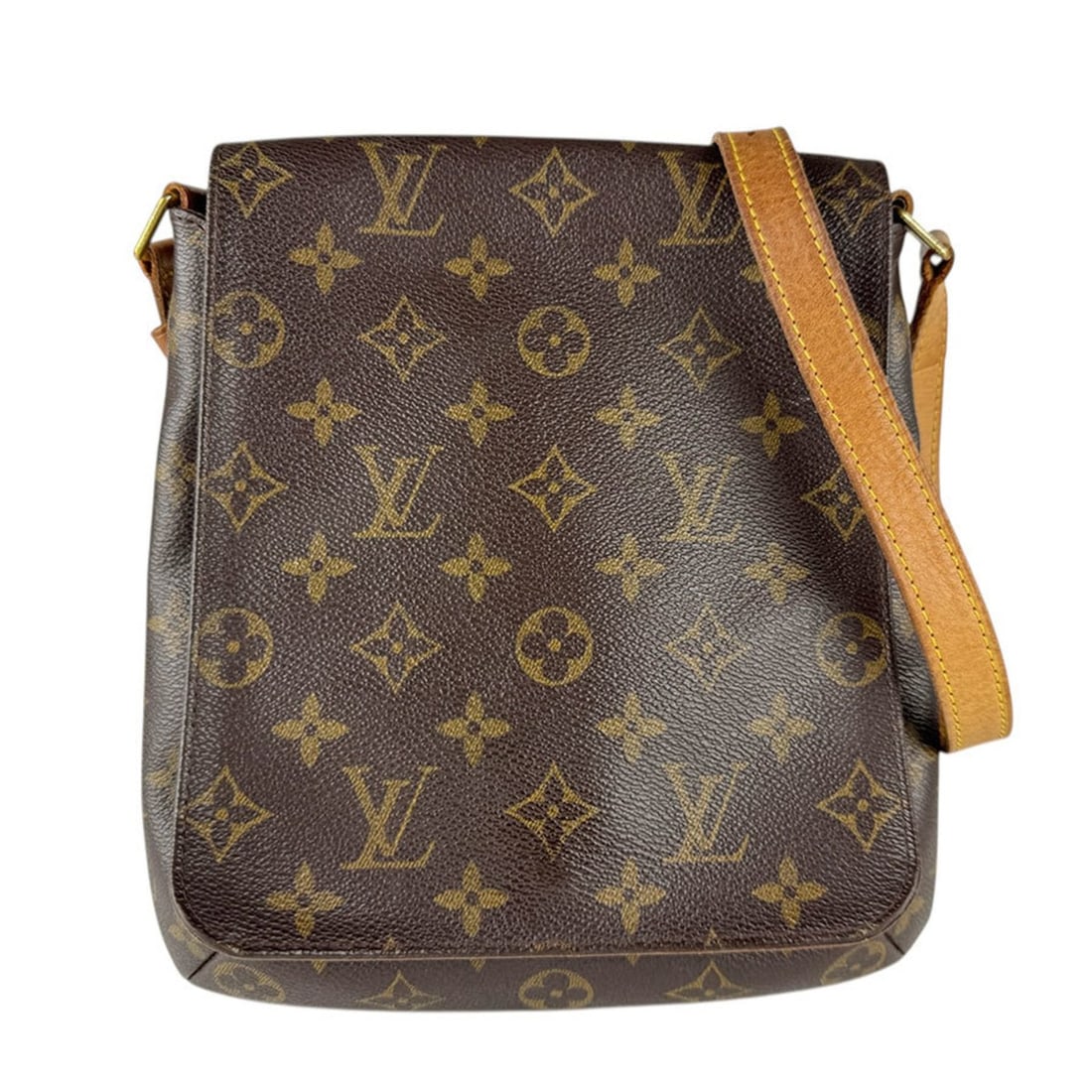 Louis Vuitton LOUIS VUITTON Shoulder Bag Monogram Musette Salsa Short Canvas Brown Women's M51258: --- Catalog ---Category: SizeSize (HxWxD): 21cm x 20cm x 7cm / 8.26'' x 7.87'' x 2.75''Category: DesignType: Shoulder bagColor: BrownGender: WomenMaterial: Monogram , Canvas Category: GeneralMPN: M512