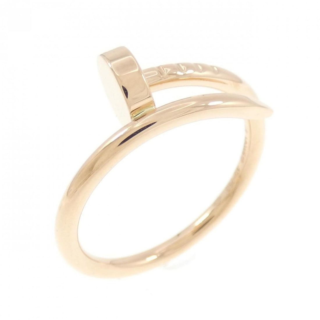 Cartier Juste un Clou Small Ring: --- Catalog ---Category: SizeUS Size: 4.5Brand Size: 48Category: DesignType: Band ringColor: Pink goldGender: WomenMaterial: Pink gold (18K)Category: GeneralMPN: B4225800Brand: Cartier--- Item List --
