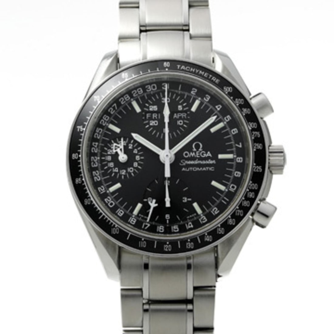Omega Speedmaster Cosmos Mark 40 3520.50 Black Men's Automatic Watch (Pre-owned) - Ginzo: --- Catalog ---Category: SizeWrist Size: 18cm / 7.08''Case Diameter: 39mm / 1.54''Category: DesignType: WristwatchGender: MenColor (Dial): BlackMaterial (Band): Stainless steelMaterial (Case): Aluminu