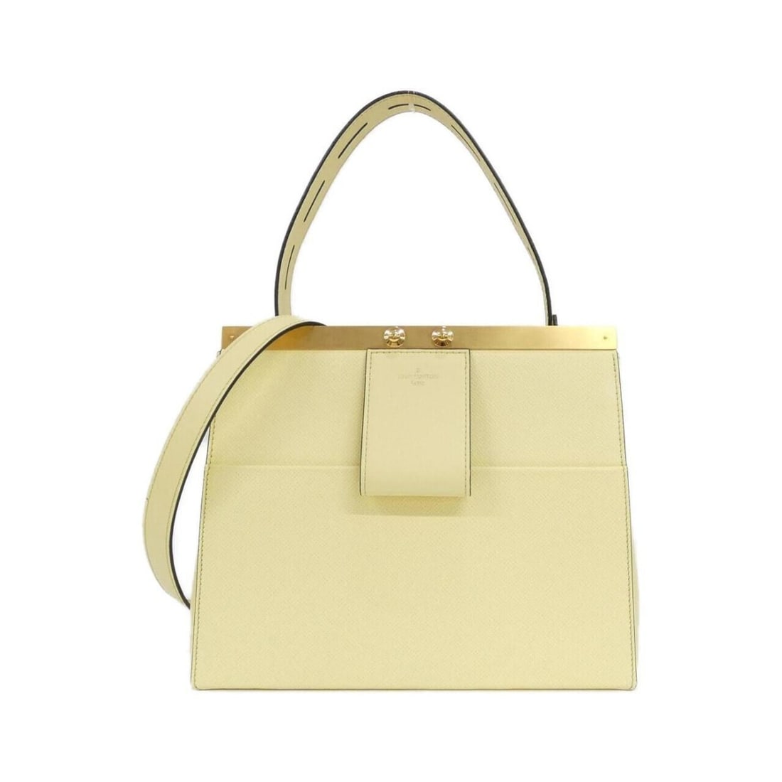 Louis Vuitton Taiga Cityframe M52719 Handbag: --- Catalog ---Category: SizeSize (HxWxD): 23cm x 27cm x 14cm / 9.05'' x 10.62'' x 5.51''Category: DesignType: HandbagColor: YellowGender: WomenMaterial: Leather Leather/Fur Type: CalfskinCategory: Ge