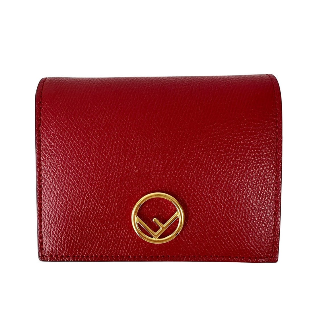 Fendi FENDI Women's Wallet, Brand: Effiz, Bi-fold Leather, Red, Compact Mini Wallet: --- Catalog ---Category: SizeSize (HxWxD): 9cm x 11.5cm x 2.5cm / 3.54'' x 4.52'' x 0.98''Category: DesignType: Wallet (bi-fold)Color: Red colorGender: WomenMaterial: Leather Category: GeneralBrand: F