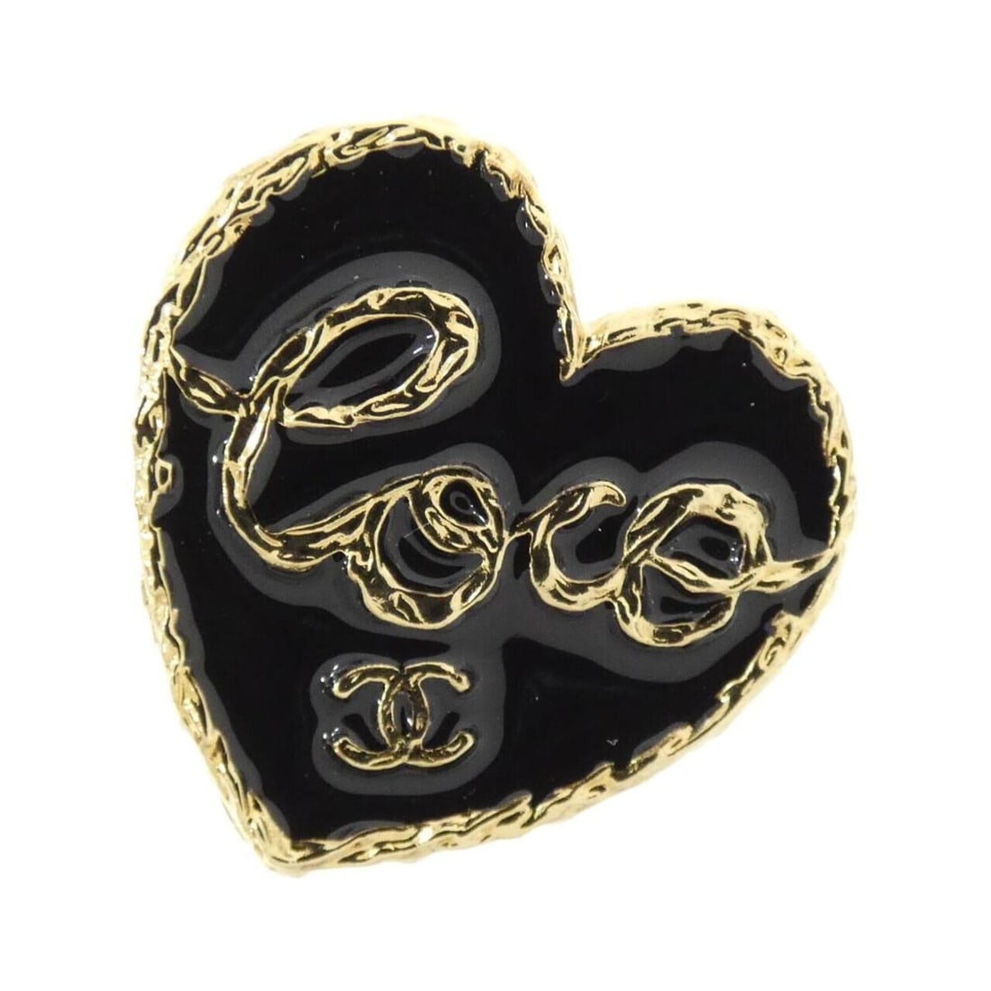 Chanel ABC958 Pin Brooch: --- Catalog ---Category: SizeSize (HxWxD): 3cm x 3cm / 1.18'' x 1.18''Category: DesignType: BroochColor: BlackGender: WomenCategory: GeneralBrand: Chanel--- Item List ---Section: ConditionRanking: