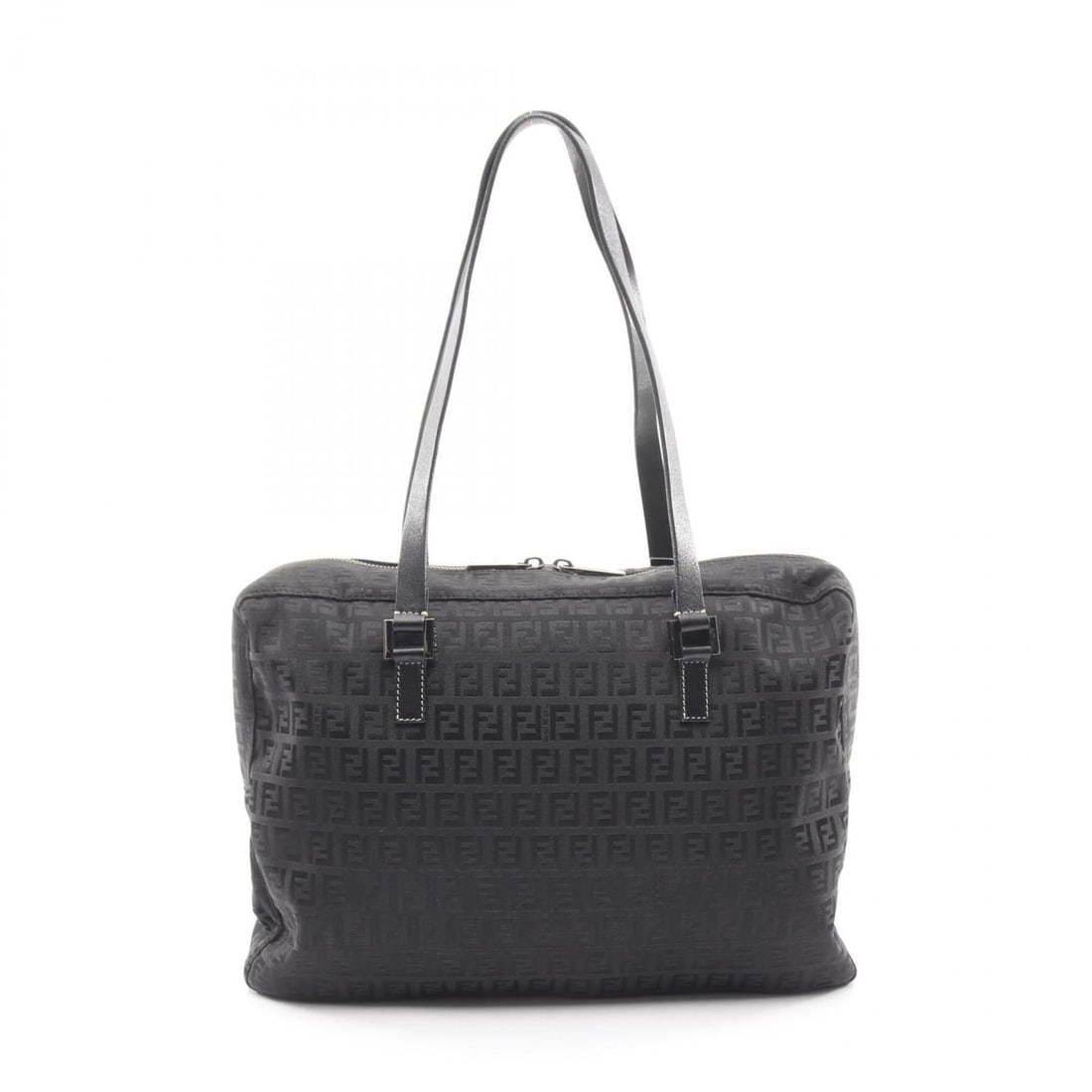 Fendi Zucchino Tote Bag Handbag Canvas Leather Women's Black: --- Catalog ---Category: SizeSize (HxWxD): 25cm x 34.5cm x 8cm / 9.84'' x 13.58'' x 3.14''Category: DesignType: Handbag, Tote bagColor: BlackGender: WomenMaterial: Canvas , Leather Category: GeneralBr