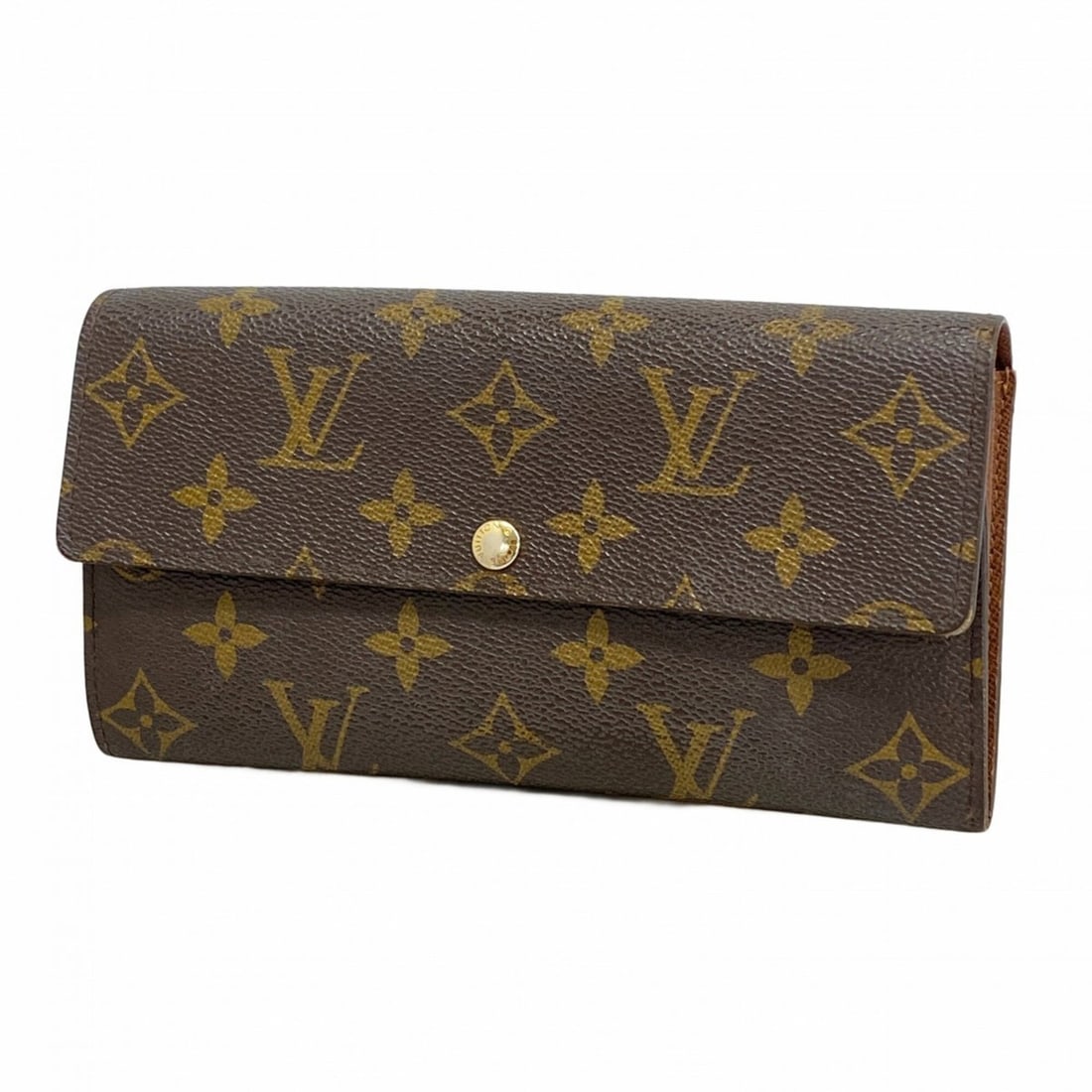 Louis Vuitton Monogram Portefeuille Sarah Long Wallet M61734 Brown (Men's/Women's) (1 of 10)