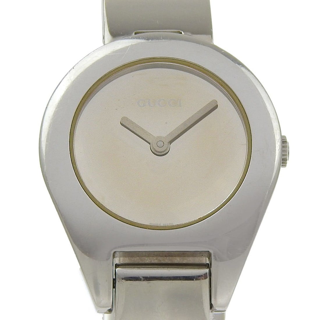 Gucci GUCCI watch 6700L stainless steel quartz analog clear dial women's: --- Catalog ---Category: SizeWrist Size: 15.5cm - 17cm / 6.1'' - 6.69''Case Diameter: 26mm / 1.02''Category: DesignType: WristwatchGender: WomenColor (Dial): ClearMaterial (Band): Stainless steelMater