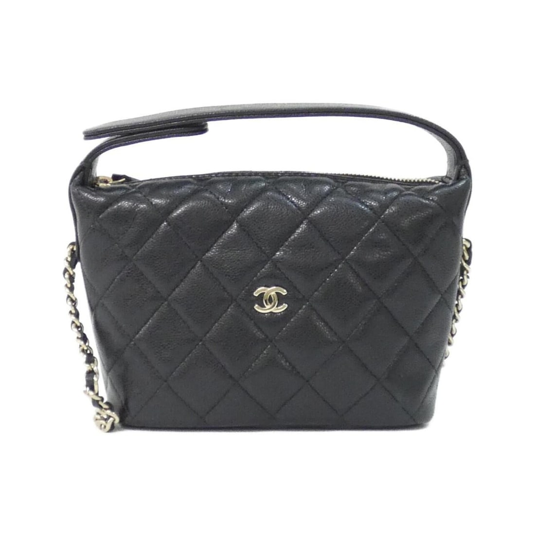 Chanel Timeless Classic Line AP4386 Handbag: --- Catalog ---Category: SizeSize (HxWxD): 12cm x 16cm x 6cm / 4.72'' x 6.29'' x 2.36''Category: DesignType: HandbagColor: BlackGender: WomenMaterial: Grained Calfskin Category: GeneralBrand: