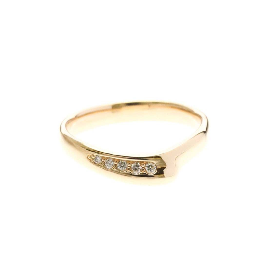 Tiffany Open Heart Ring With Diamonds Pink Gold (18K) Fashion Diamond Band Ring Pink Gold: --- Catalog ---Category: SizeWidth: 3.8mm / 0.15''Weight: 3.1g / 0.1oz.JP Size: 10US Size: 5.5Category: DesignType: Band ringColor: Pink goldMetal: GoldStone: DiamondStyle: FashionGender: