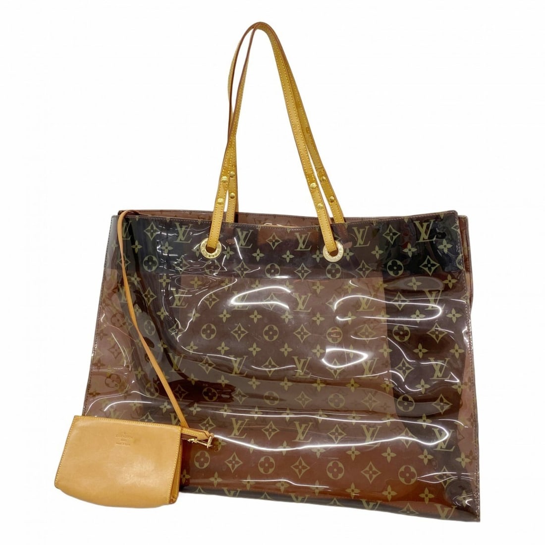 Louis Vuitton Monogram Vinyl Cabas Cruise Tote Bag M50500 Brown Women's P2601728: --- Catalog ---Category: SizeSize (HxWxD): 36cm x 47cm x 17cm / 14.17'' x 18.5'' x 6.69''Category: DesignType: Tote bagColor: BrownGender: WomenCategory: GeneralMPN: M50500Brand: Louis Vuitton--- Item