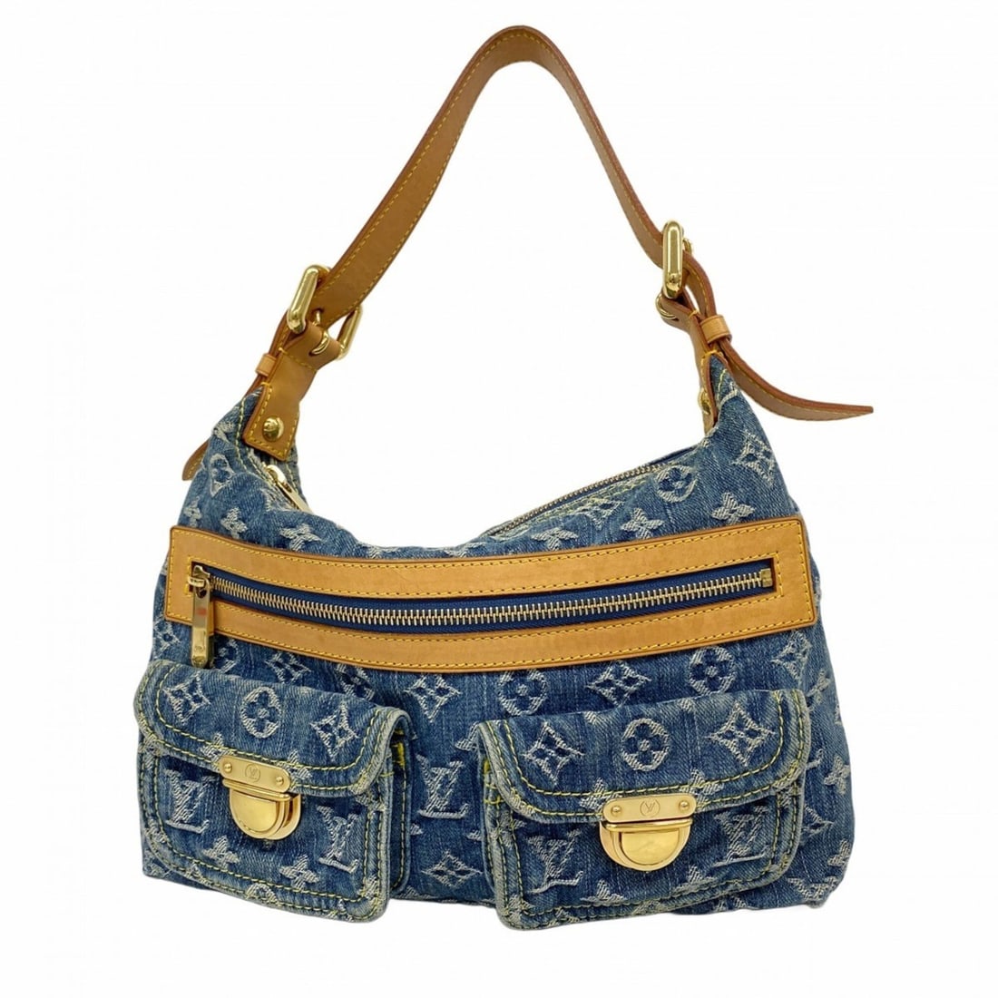 Louis Vuitton Monogram Denim Baggy PM Shoulder Bag M95049 Blue Women's P2591553: --- Catalog ---Category: SizeSize (HxWxD): 23cm x 30cm x 10cm / 9.05'' x 11.81'' x 3.93''Category: DesignType: Shoulder bagColor: BlueGender: WomenCategory: GeneralMPN: M95049Brand: Louis Vuitton--- I
