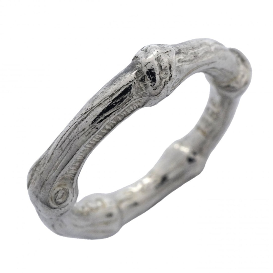 Tiffany & Co. Bamboo Ring, Sterling Silver 925, Size 11, Women's (1 of 9)