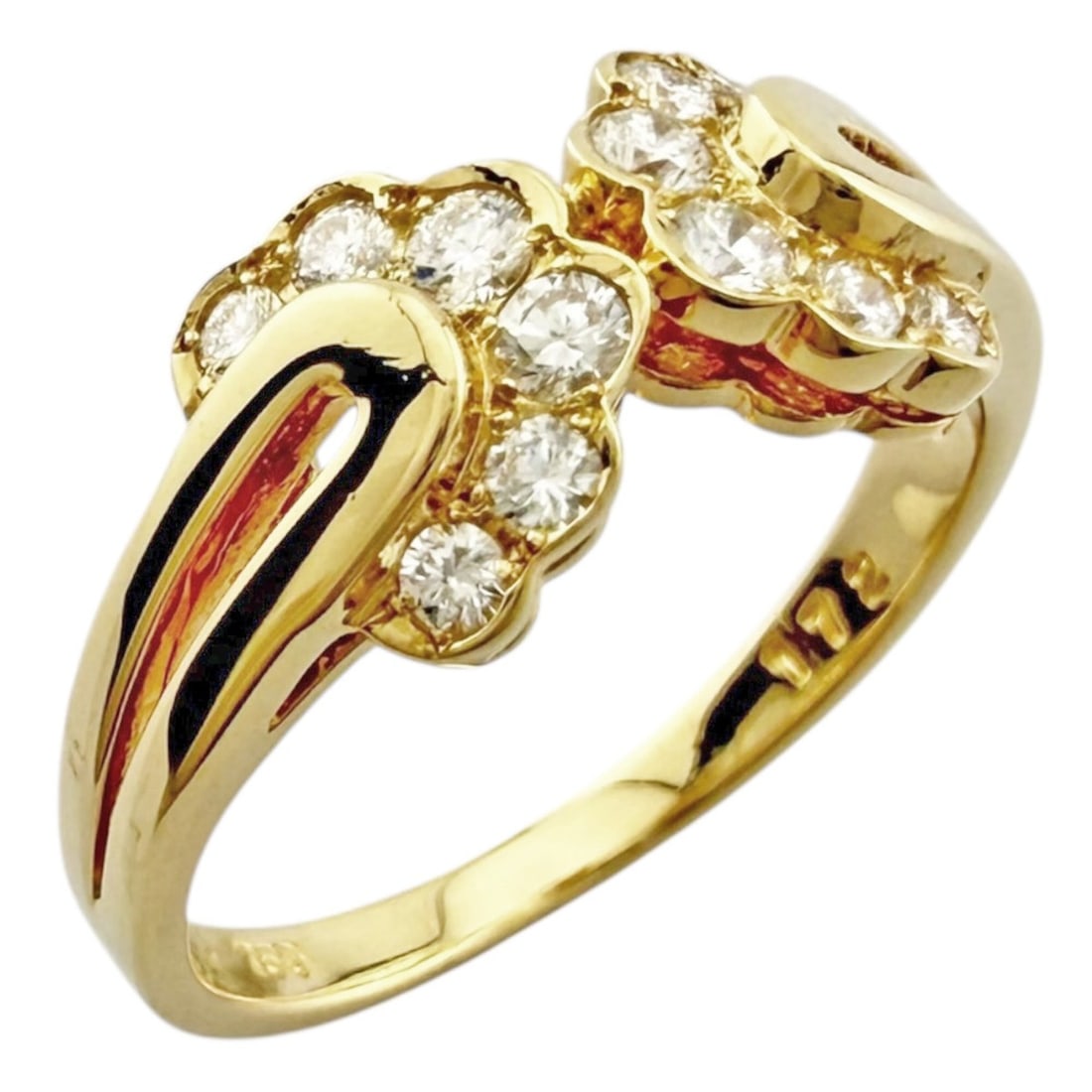 Christian Dior ring, 18k gold, diamond, women's, pre-owned.: --- Catalog ---Category: PackNumber in Pack: 1Category: SizeJP Size: 8US Size: 4.5Category: DesignColor: YellowGender: WomenMaterial: Yellow gold (18K)Category: GeneralBrand: Christian Dior--- Item Li