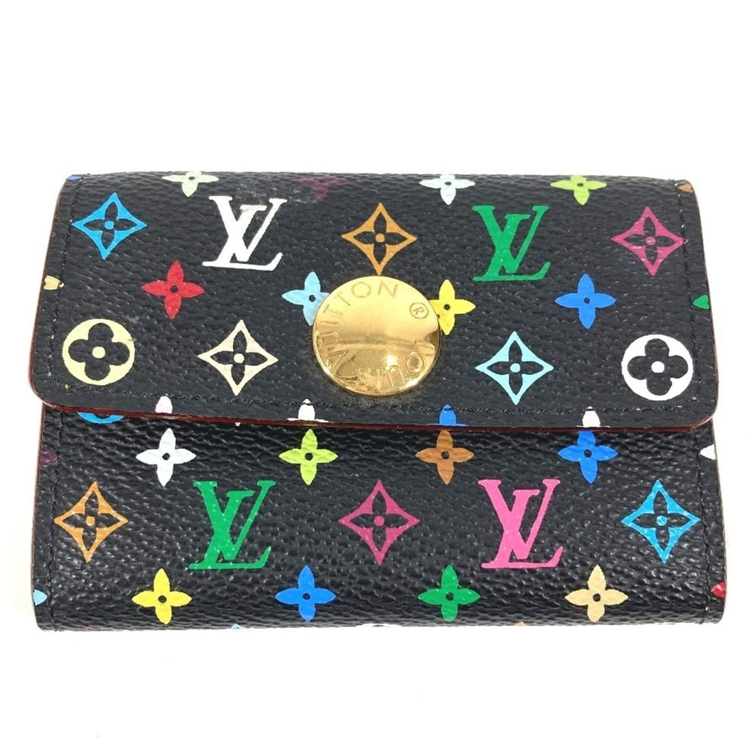 LOUIS VUITTON M60007 Monogram Multicolor Portemonnaie Cozy Wallet, Coin Purse, Flap Canvas, Women's, (1 of 11)