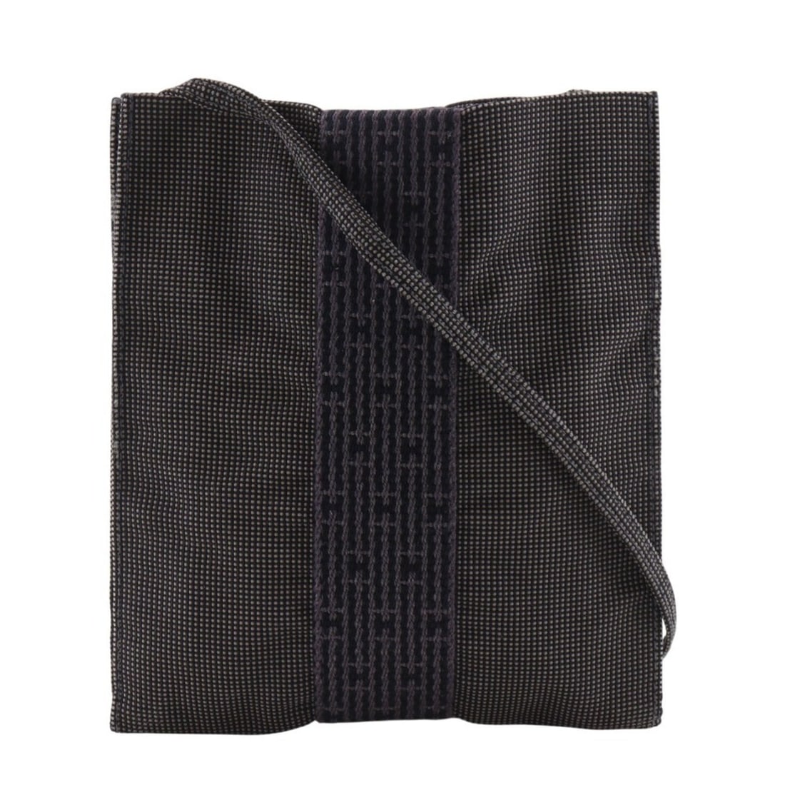 Hermes Herline Shoulder Bag/Pochette, Nylon Canvas, Gray, Open, Unisex: --- Catalog ---Category: SizeSize (HxWxD): 19cm x 16.5cm x 1cm / 7.48'' x 6.49'' x 0.39''Category: DesignType: Pochette, Shoulder bagColor: GrayGender: Women,MenMaterial: Nylon canvas Category: Genera