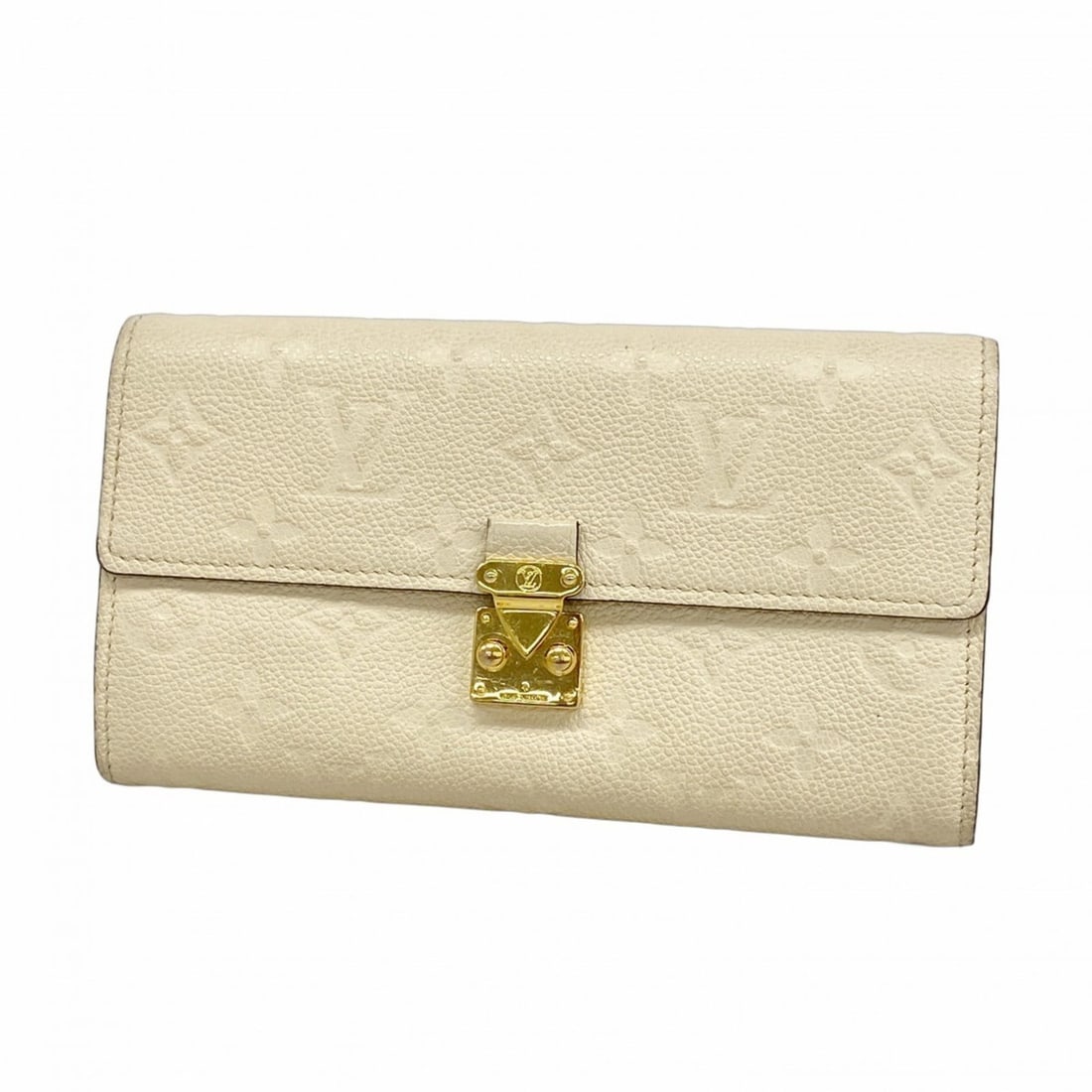 Louis Vuitton Monogram Empreinte Portefeuille Salametis Long Wallet M83276 Cream Ladies: --- Catalog ---Category: SizeSize (HxWxD): 11cm x 19cm x 2.5cm / 4.33'' x 7.48'' x 0.98''Category: DesignType: Long wallet (bi-fold)Gender: WomenCategory: GeneralMPN: M83276Brand: Louis Vuitton--- Ite