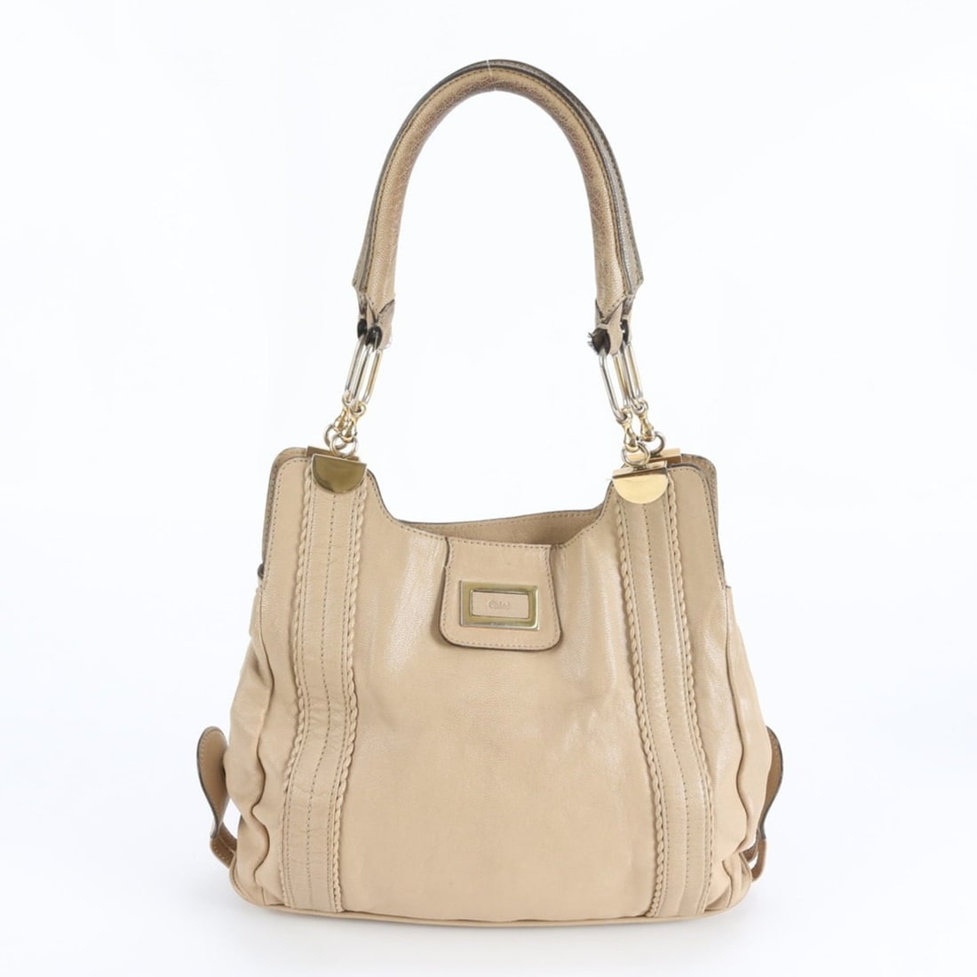 Chloé Chloe Irene Beige Leather Tote Bag Shoulder Handbag for Women: --- Catalog ---Category: SizeSize (HxWxD): 27cm x 30cm x 11cm / 10.62'' x 11.81'' x 4.33''Category: DesignType: Handbag, Shoulder bag, Tote bagColor: BeigeGender: WomenMaterial: Leather Category: Gene