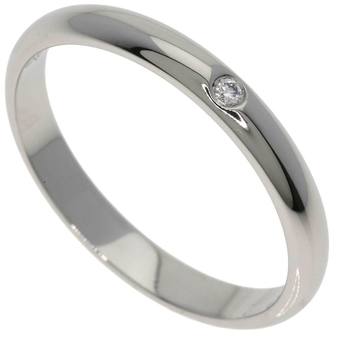 Cartier Wedding 1P Diamond Ring #51 Platinum PT950 Women's CARTIER: --- Catalog ---Category: SizeJP Size: 11US Size: 6Category: DesignType: Wedding ringGender: WomenMaterial: Platinum 950Category: GeneralBrand: Cartier--- Item List ---Section: ConditionRanking: Rank A