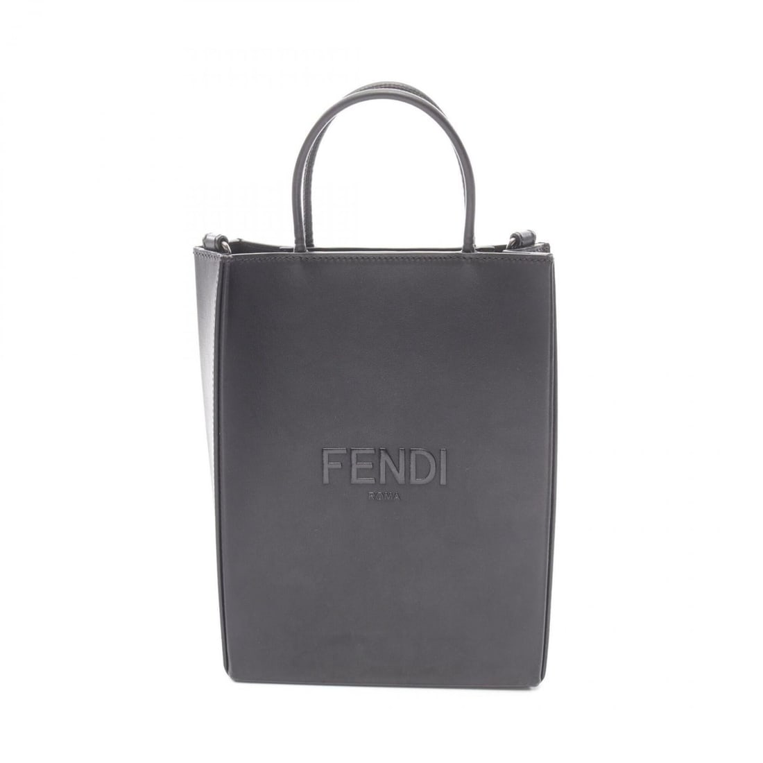 Fendi FENDI Pack Shopping Bag Small Handbag Leather Men's Women's Black 7VA512: --- Catalog ---Category: SizeSize (HxWxD): 25cm x 18.5cm x 7.5cm / 9.84'' x 7.28'' x 2.95''Category: DesignType: Handbag, Shopping bagColor: BlackGender: Men,WomenMaterial: Leather Category: GeneralMP