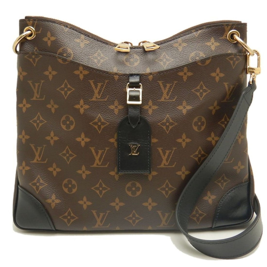 LOUIS VUITTON Louis Vuitton Monogram Odeon MM M45352 Shoulder Bag Brown Women's 253678 (1 of 18)