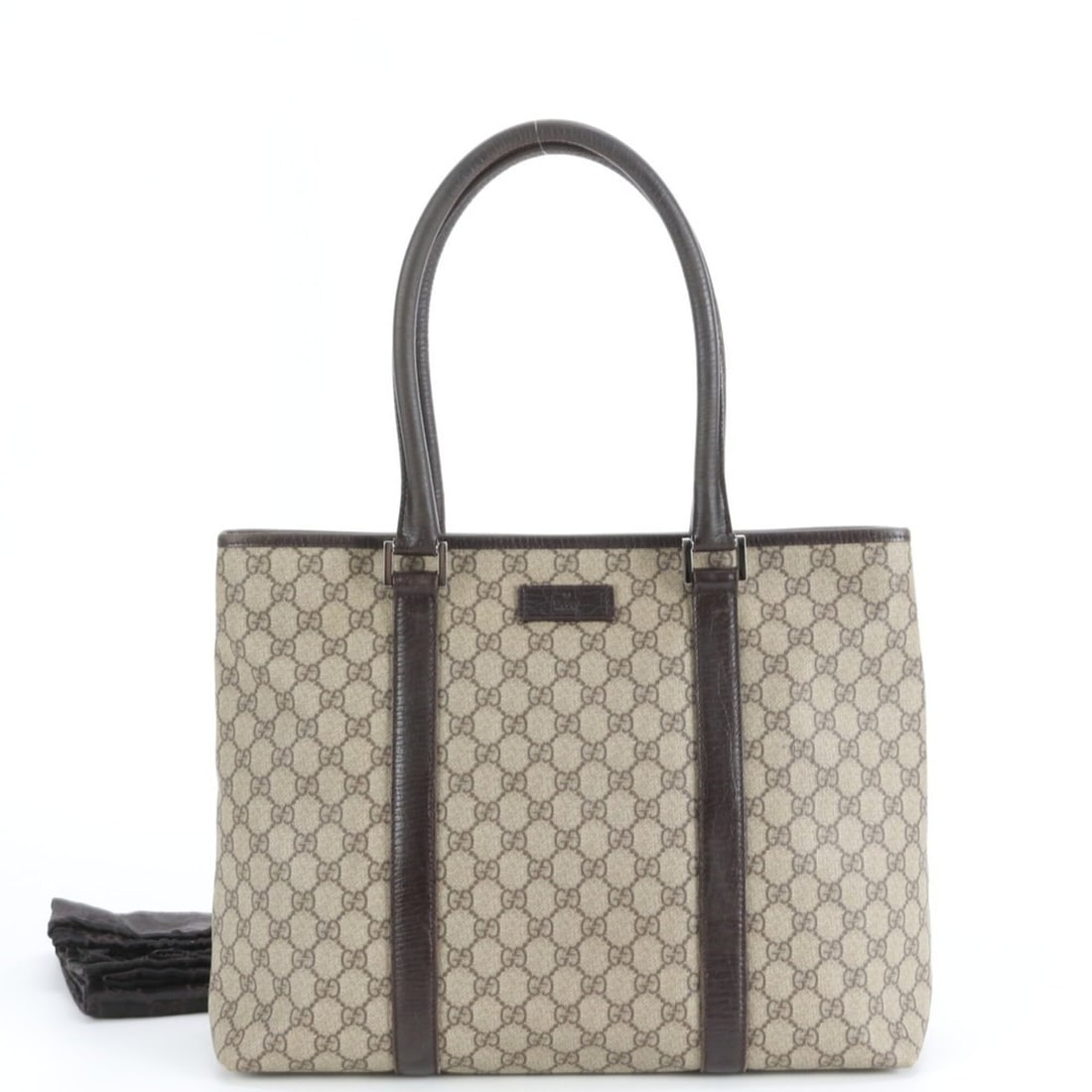 Gucci GG Supreme 114288 Leather Tote Bag Shoulder for Men: --- Catalog ---Category: SizeSize (HxWxD): 33cm x 39cm x 14cm / 12.99'' x 15.35'' x 5.51''Handle Length: 61cm / 24.01''Category: DesignType: Shoulder bag, Tote bagColor: BrownGender: MenMaterial: Leat