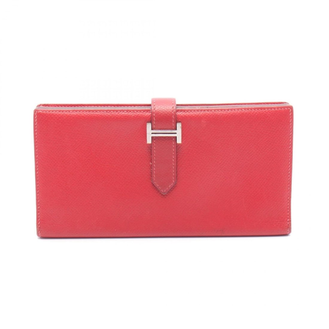 Hermes Bearn Soufflé Bi-fold Long Wallet, Leather, Veau Epsom, Women's, Red: --- Catalog ---Category: SizeSize (HxWxD): 9cm x 17.5cm x 2cm / 3.54'' x 6.88'' x 0.78''Category: DesignType: Long wallet (bi-fold)Color: Red color, Rouge casaqueGender: WomenMaterial: Epsom leather ,