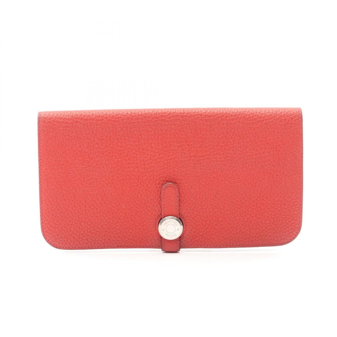 Hermes Dogon Long Bi-fold Wallet, Leather, Togo Women's, Red: --- Catalog ---Category: SizeSize (HxWxD): 11cm x 20.5cm x 1cm / 4.33'' x 8.07'' x 0.39''Category: DesignType: Long wallet (bi-fold)Color: Red color, VermilionGender: WomenMaterial: Leather Leather/Fu