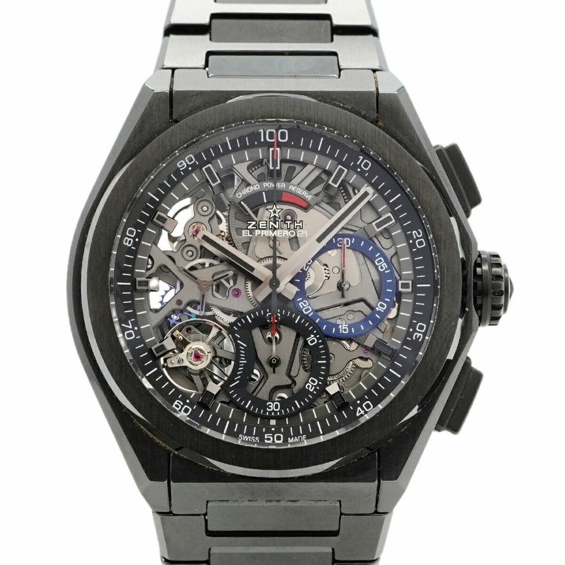 Zenith Defy El Primero 21 49.9000.9004 Skeleton Dial Men's Watch: --- Catalog ---Category: SizeWrist Size: 18cm / 7.08''Case Diameter: 46mm / 1.81''Category: DesignType: WristwatchGender: MenMaterial (Band): CeramicCategory: GeneralMPN: 49.9000.9004Brand: ZenithCate