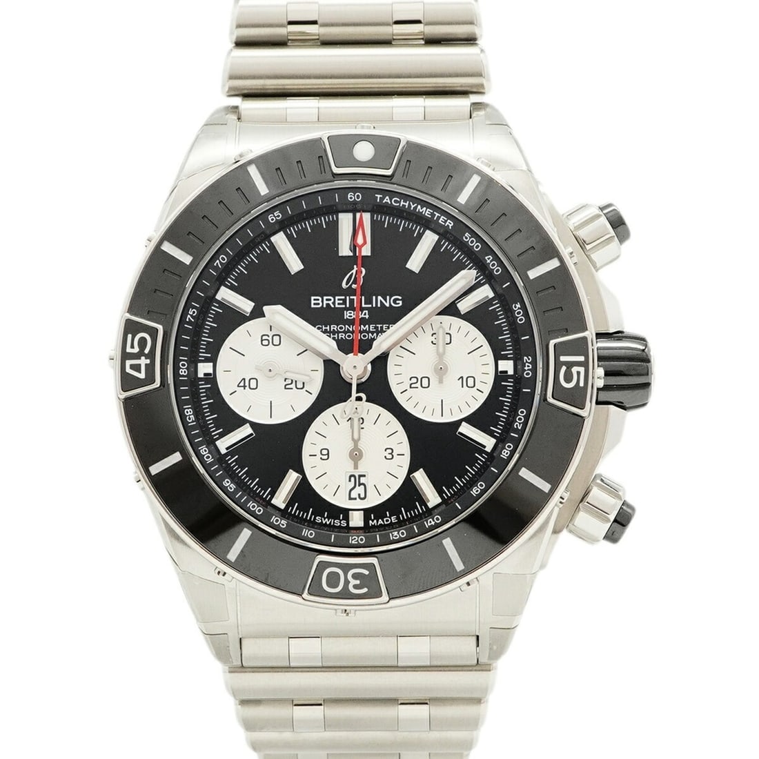 Breitling SuperChronomat B01 AB0136 Black Dial Men's Watch (1 of 8)