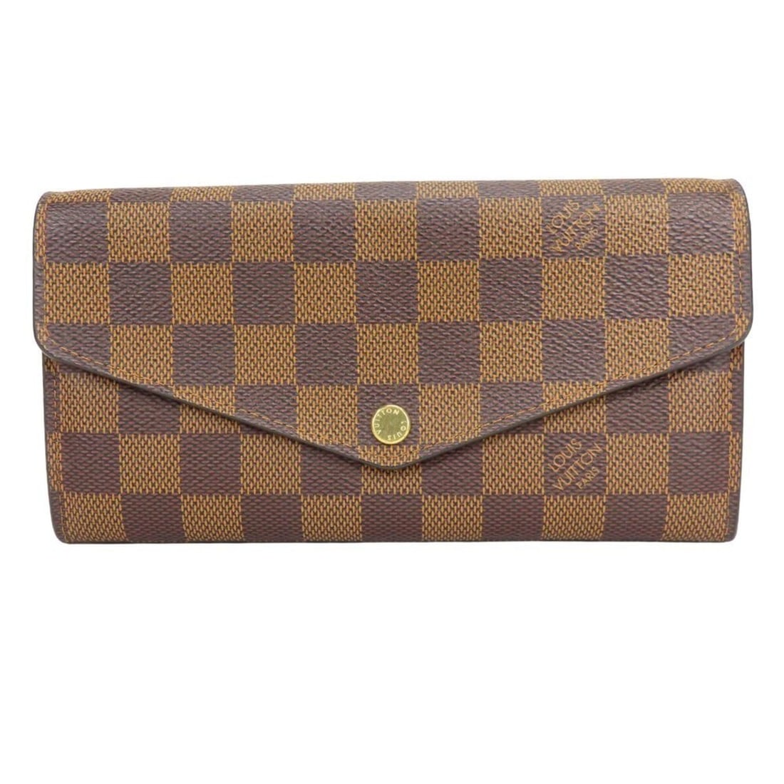 Louis Vuitton Portefeuille Sarah N60114 Damier Ebene Rose Ballerine Bi-fold Wallet for Women LOUIS: --- Catalog ---Category: SizeWeight: 210g / 7.4oz.Size (HxWxD): 10cm x 18.5cm x 2.5cm / 3.93'' x 7.28'' x 0.98''Category: DesignType: Long wallet (bi-fold)Color: Damier Canvas, Ebene, Rose ballerineGe