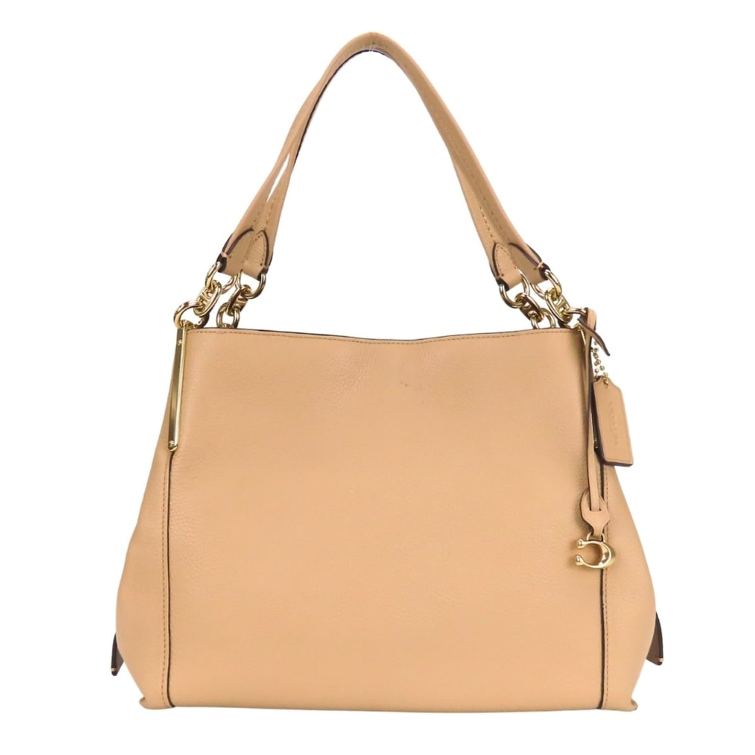 Coach Tote Bag 73546 Leather Beige Women's COACH (1 of 20)