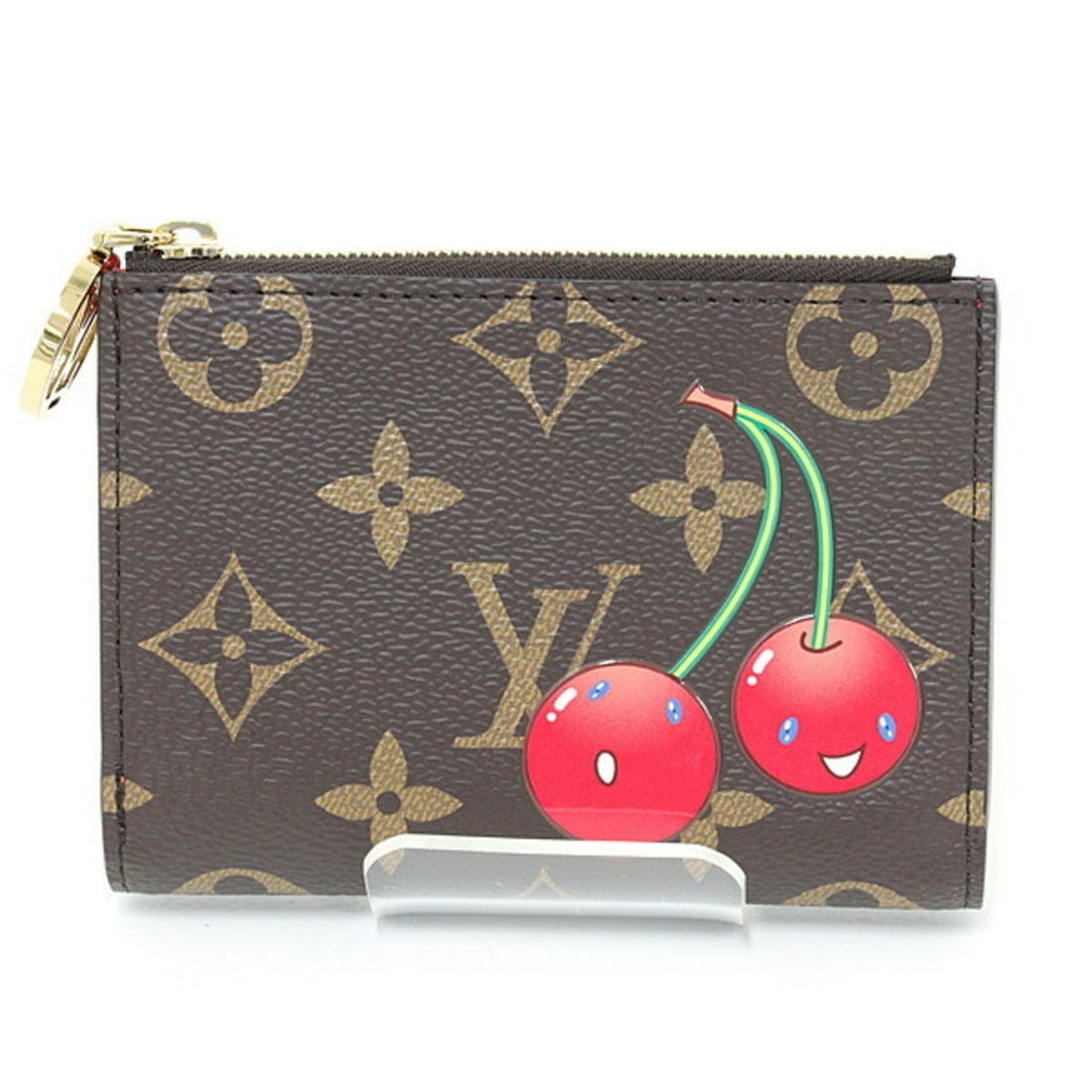 Louis Vuitton LV x TM Portefeuille Lisa Monogram Cherry M13420 Bi-fold Wallet, Takashi Murakami (1 of 12)