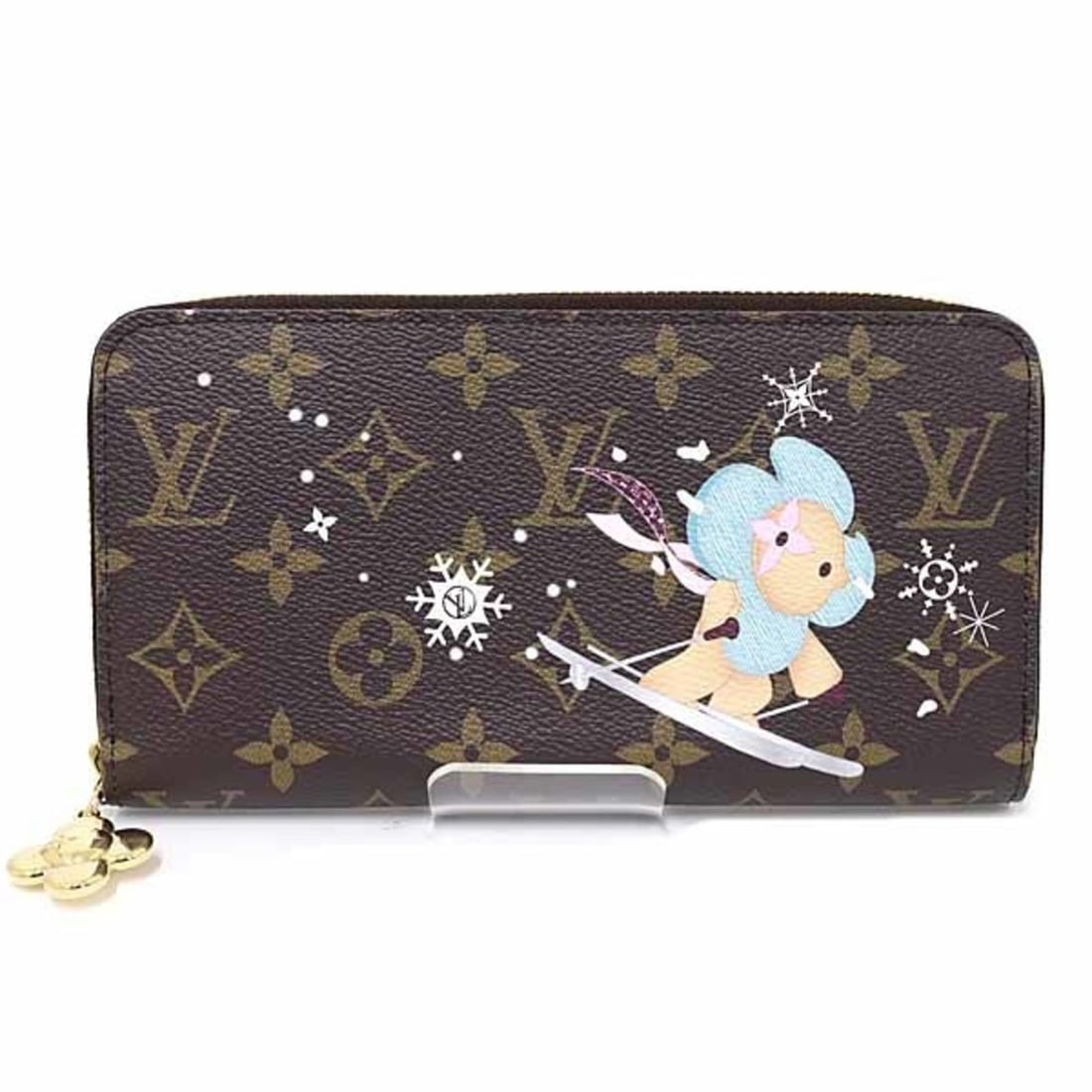 Louis Vuitton Zippy Wallet Vivienne Snow Show Monogram M12223 Azur Frost Long (Unused): --- Catalog ---Category: SizeSize (HxWxD): 10.5cm x 19.5cm x 2.5cm / 4.13'' x 7.67'' x 0.98''Category: DesignType: Long wallet (bi-fold)Color: Brown, MonogramGender: WomenMaterial: Monogram , Leather