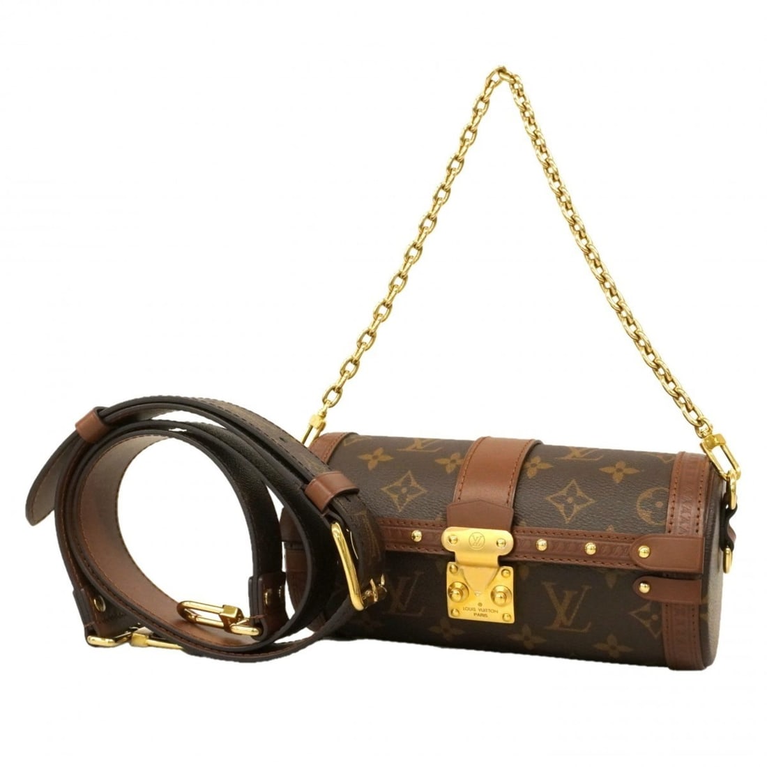 Louis Vuitton Monogram Papillon Trunk Handbag M57835 Brown 2-way bag for women: --- Catalog ---Category: SizeSize (HxWxD): 10cm x 20.5cm x 9cm / 3.93'' x 8.07'' x 3.54''Category: DesignType: HandbagColor: BrownGender: WomenCategory: GeneralMPN: M57835Brand: Louis Vuitton--- Item