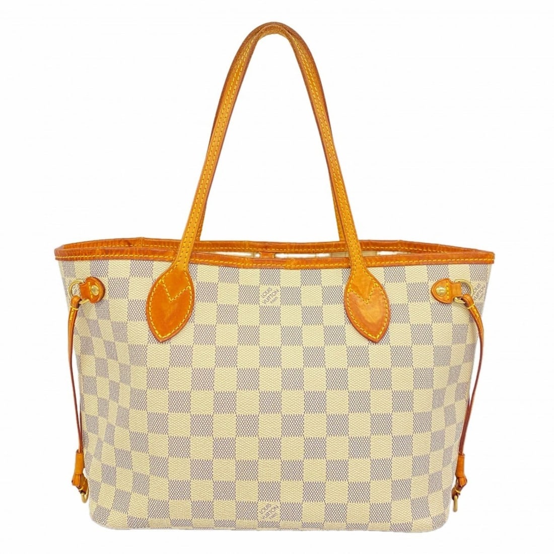 Louis Vuitton Damier Azur Neverfull PM Tote Bag N51110 White Women's: --- Catalog ---Category: SizeSize (HxWxD): 22cm x 28cm x 13cm / 8.66'' x 11.02'' x 5.11''Category: DesignType: Tote bagColor: WhiteGender: WomenCategory: GeneralMPN: N51110Brand: Louis Vuitton--- Item