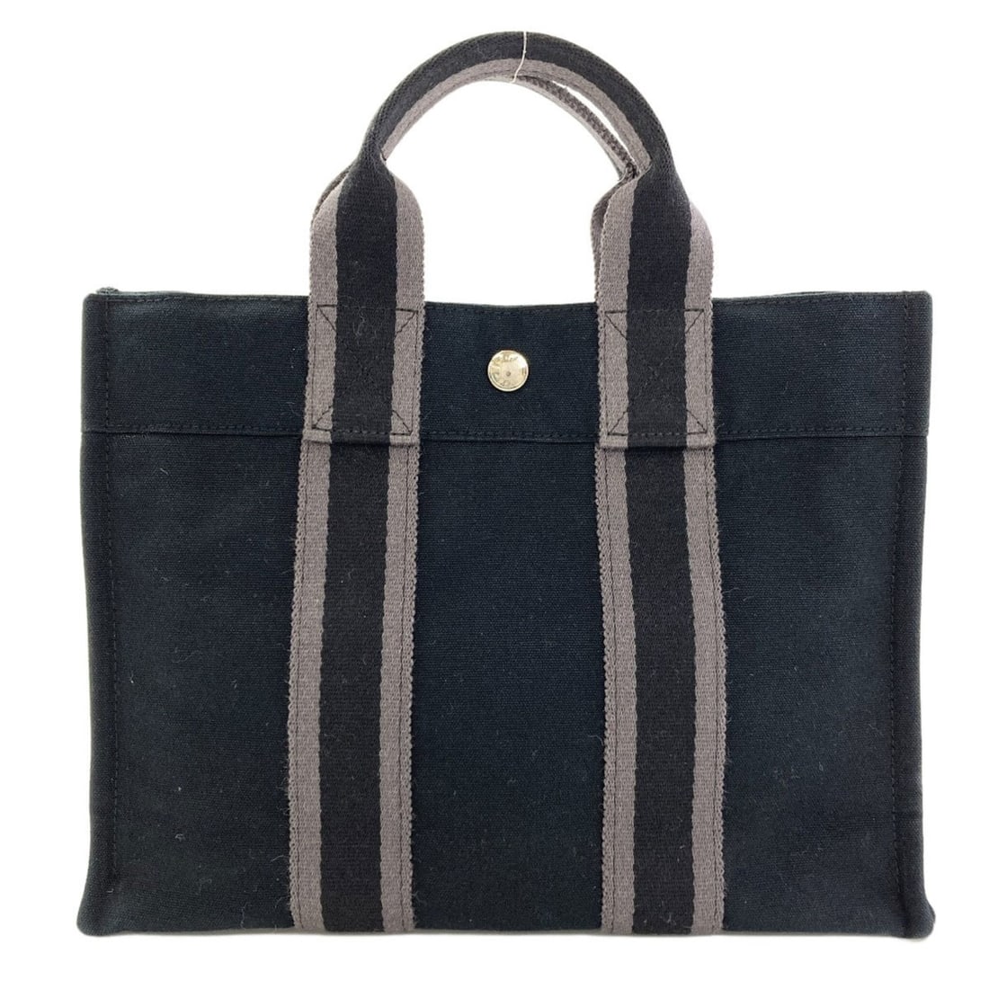 Hermes Sac Fourre-Tout PM Tote Bag, Canvas, Women's: --- Catalog ---Category: SizeSize (HxWxD): 22.5cm x 30cm x 8cm / 8.85'' x 11.81'' x 3.14''Category: DesignType: Tote bagColor: BlackGender: WomenMaterial: Canvas Category: GeneralBrand: Hermes--- Item